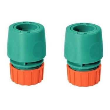 Imagem de Kit Engate Conector Rápido Mangueira Jardim 2 Un Tramontina