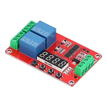 Imagem de Módulo de relé de atraso de tempo, placa controladora de atraso de 2 vias DC 24V, módulo de relé de atraso programável para casa inteligente (12V)