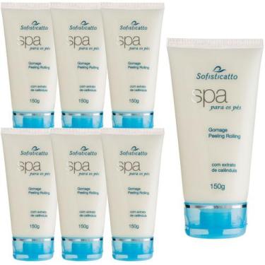Imagem de Kit 7 Cremes Hidratante e Esfoliante Gomage Peeling Pedicure - Sofisti