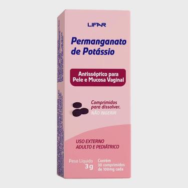 Imagem de Permanganato potassio 100MG lifar 30 comprimidos