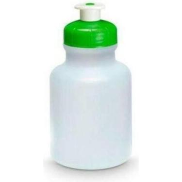 Imagem de Kit 50 Garrafas Squeeze 300Ml Plástico Transparente Verde - Lynx Produ