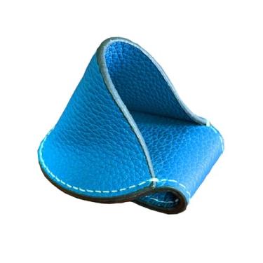 Imagem de Pegciuho Portador de giz de bilhar com suporte de giz Hold hold giz cenas acessórios de mesa de sinuca clipe de bolso, Azul