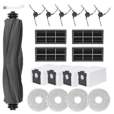 Imagem de 20 peças de acessórios para aspirador de pó Dreame X40 Ultra, peças de reposição, escova principal, escova lateral, filtro, esfregão, saco de poeira