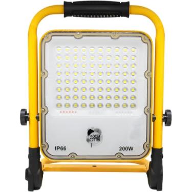 Imagem de Refletor Holofote Led C/Bateria Recarregável Portátil 200W