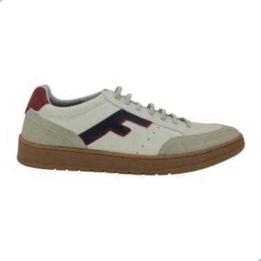 Imagem de Sapatênis Casual Masculino Freeway Jhon04 4180 Couro Branco