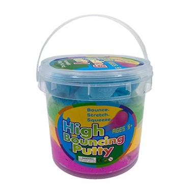 Imagem de Barry Owens Co. Inc. Balde De Massa Elástica Rainbow High Bouncing, Multicolorido