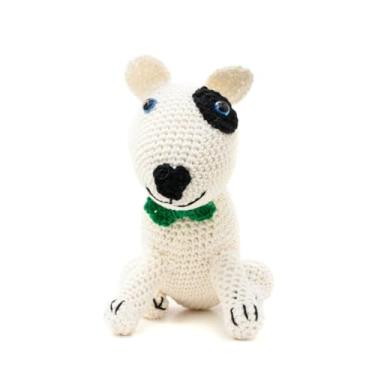 Imagem de Cachorro Bacon Bull Terrier em amigurumi