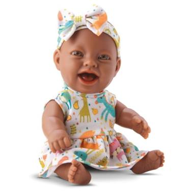 Imagem de Bambola Boneca Bambolinha Negra 23cm