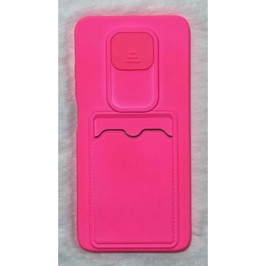 Imagem de Capinha Silicone Compativel Xiaomi Redmi Note 9T 6.53 Porta Cartão Vel