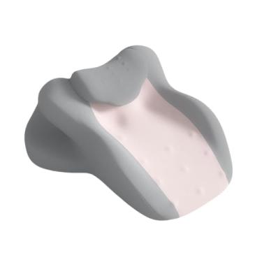 Imagem de IEUDNS Almofada de apoio para pernas, almofada para elevação pernas, travesseiro simples e respirável com a face para baixo, de espuma viscoelástica para, Rosa