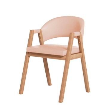 Imagem de Cadeira De Jantar Antonella Linho Estilo Poltrona - 7 Decor Choco