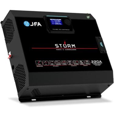 Imagem de Fonte Automotiva Carregador Bateria Bivolt Display Digital 220A Storm 