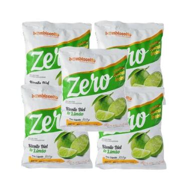 Imagem de Kit 05 Bom Biscoito Limão Zero Açúcar, Glúten E Lactose 100g