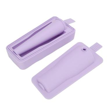 Imagem de Whisky Cocktail Maker Silicone Bandey Cilindro Holante Design para 30 40 Oz de Xícaras Não Inclinadas Com Fácil de Molde de picolé de Lavar Louça (PURPLE)