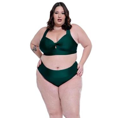 Imagem de Biquini Plus Size Bojo Torcido Calcinha Fio Duplo Ajustável - HYPE MOD