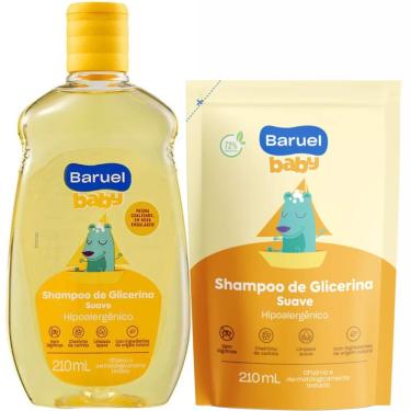 Imagem de Kit Shampoo Baruel Suave Baby + Refil