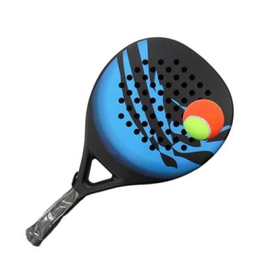 Imagem de Raquetes De Paddle Ball - Tênis De Praia Com Fibra De Carbono - Equipamento Esportivo Antichoque para Homens, Mulheres, Pais, Mães e Iniciantes