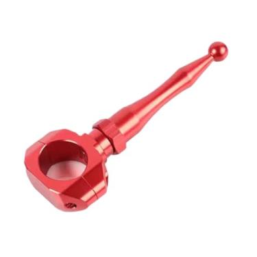 Imagem de Colaxi Suporte de apoio para os pés para motocicleta, extensão para descanso de mão, suporte de estacionamento, Vermelho