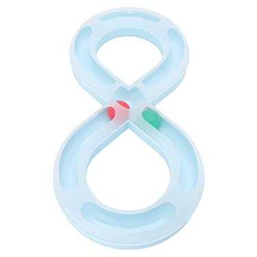 Imagem de Ymiko Trilha de Bola de Brinquedos de Gato, Toca -giragem de Gatinhos de Gato Brinquedos de para Internos de Auto Roller para Entretenimento Interativo de de Estimação