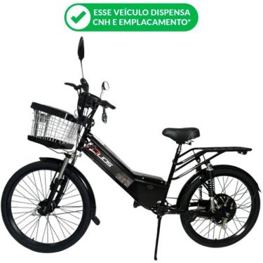 Imagem de Bicicleta Elétrica Bateria de Lítio 48V 13Ah New Confort FULL Preta