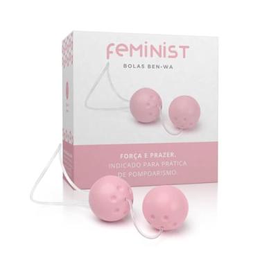 Imagem de A SÓS - Conjunto Ben-Wa Feminist com 02 Bolas - Rosa Bebê | Outlet