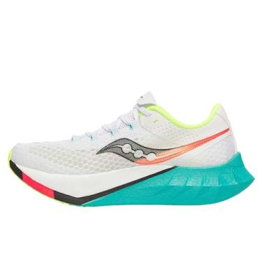 Imagem de Saucony Tênis feminino Endorphin PRO 4, Branco/Mutant, 44