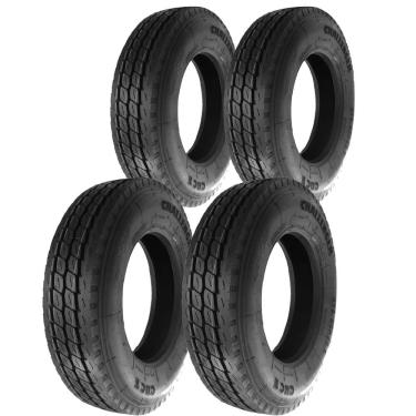 Imagem de Kit 4 Pneus 275/80R22.5 Liso Misto 16 Lonas 149/146L CUC1 Challenger