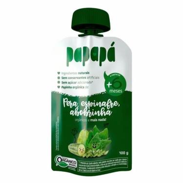 Imagem de Papinha Orgânica Papapá Pera Espinafre & Abobrinha 100g