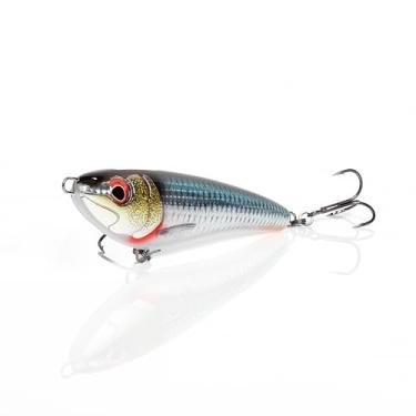 Imagem de Savage Gear Freestyler V2 Isca de pesca em água doce, prata azul, 12,7 cm, proporciona ação viva e errática, construção durável, ideal para robalo, walleye, lúcio e outros peixes predadores grandes