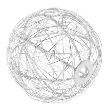 Imagem de Ioensy Abajur de metal G4 decorativo moderno fácil de instalar abajur de arame bola para casa quarto