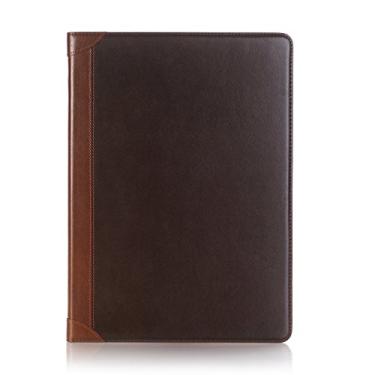 Imagem de Capa para iPad 9ª 8ª geração (10,2 polegadas), iPad Air-3ª/iPad Pro-2ª (10,5 polegadas), capa inteligente DMaos Vintage Book de couro sintético com suporte, hibernar/despertar automático - marrom