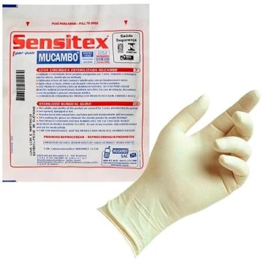 Imagem de Luva Estéril Sensitex Mucambo - Kit c/ 10 pares (7,5)