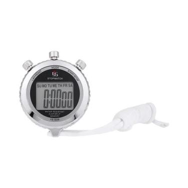 Imagem de Cronômetro Digital De Metal 40h LCD Luminoso 0,01S Precisão Treinament