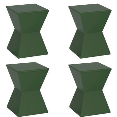 Imagem de Conjunto com 4 Banquetas Nitro Verde Alecrim
