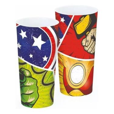 Imagem de Kit 48 Copos 350ml Personagens Temas Infantil Lembrancinhas - Revenda,