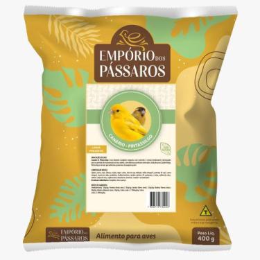 Imagem de Ração para Aves Empório dos Pássaros Canário Pintassilgo 400G