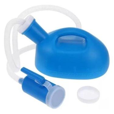 Imagem de Coletor De Urina Masculino Marreco Com Mangueira E Tampa - SuperMedy