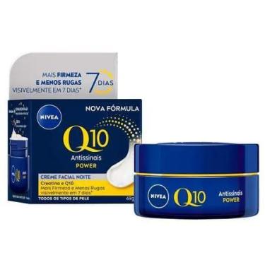 Imagem de Creme facial antissinais nivea noturno q10