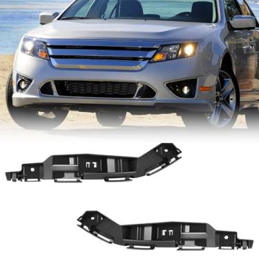 Imagem de BXZ Par de reforço de retentor de suporte de capa de para-choque dianteiro para Ford Fusion 2010 2011 2012