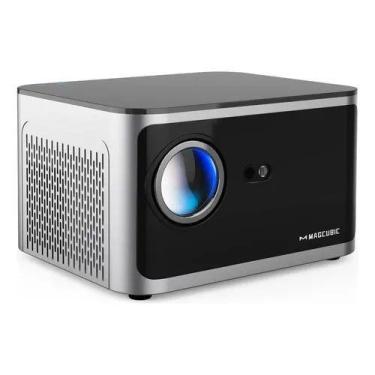 Imagem de Projetor Magcubic Hy350 Pró Hd 4k 1080p Wifi6 Led 580 Ansi Cor Preto