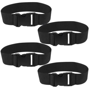 Imagem de Gogogmee Alça de cone de disco ajustável para treinamento de futebol, 4 peças, cone esportivo, alça de viagem