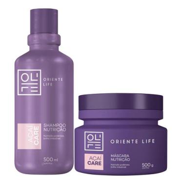 Imagem de Oriente life kit açaí shampoo + máscara home care 500ml