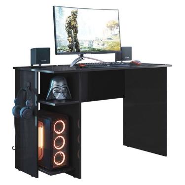 Imagem de Mesa Para Computador Gamer 3875 Preto Fosco - Qmovi Preto Fosco