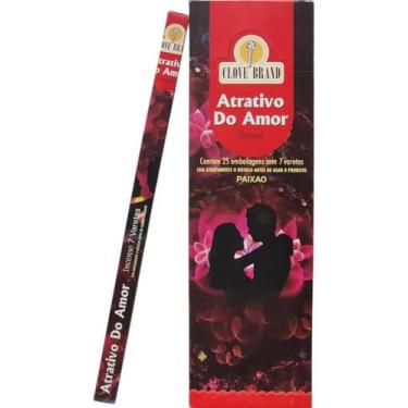 Imagem de Incenso Atrativo Do Amor Made In Índia Cx C/175 Varetas 1un - Clove Br