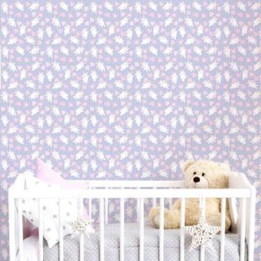 Imagem de Papel De Parede Kids Unicórnio Baby