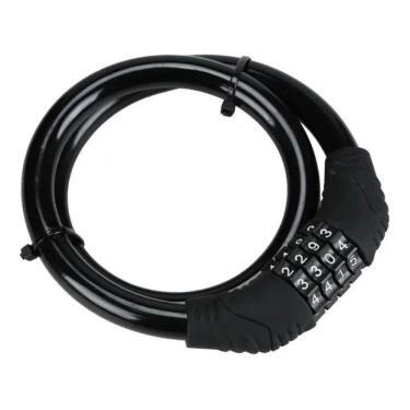 Imagem de Corrente Cadeado Bicicleta Segurança Estepe Bike Senha 1,20M