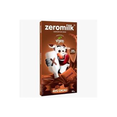 Imagem de Chocolate Zeromilk 40% Cacau 80g - Pastas e Doces Veganos
