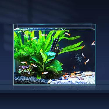 Imagem de Tanque de peixes LAQUAL Ultra Clear Glass 11,36 L para Betta/Nano/Gold