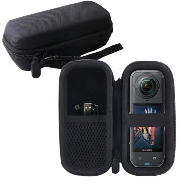 Imagem de WERJIA Estojo rígido compatível com câmera de ação 360 à prova d'água Insta360 X5 / X4 (apenas capa)