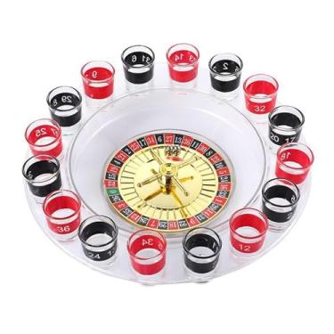 Imagem de Dynwave Jogo de Mesa para Adultos, Roleta, Jogo de Bebida, Roda de Festa, Leve E Compacto